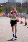 Paul Attley finishing 3rd in the Marathon of the North.